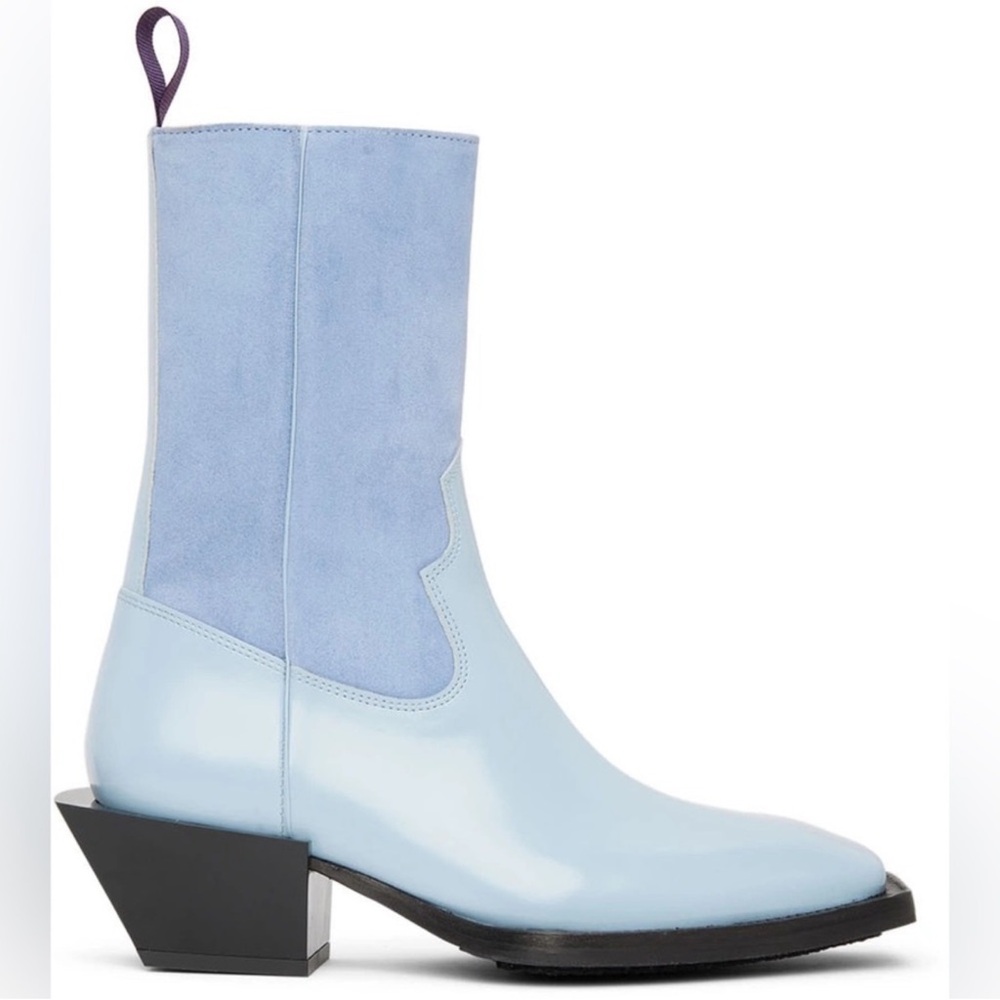 Eytys Blue Luciano Triumph Boot Stylish Women's Boots 36 L71-897